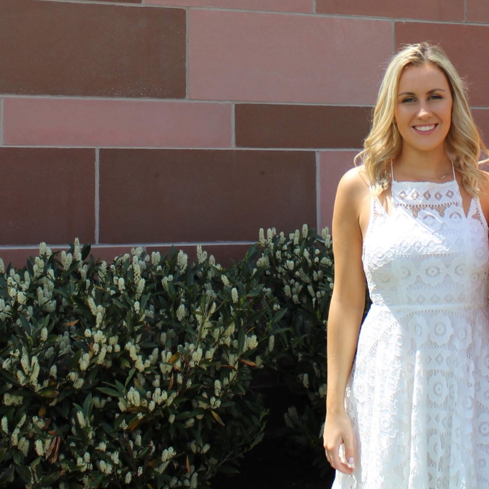 White short dress